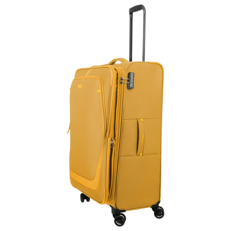 Travelite Umbria - Trolley de 4 ruedas L 77 cm expandible (golden glow)