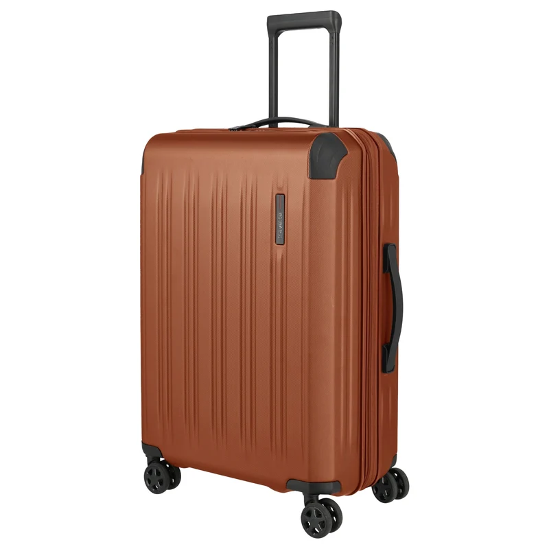 Travelite Dynamiic - Trolley de 4 ruedas M 66 cm expandible (kupfer)