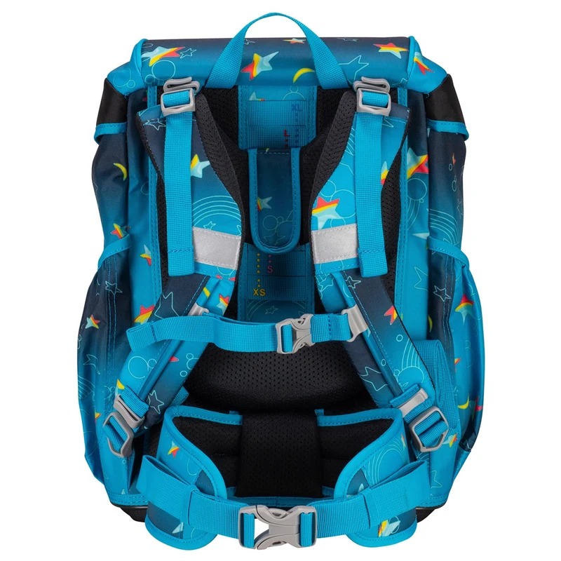 DerDieDas ErgoFlex Exclusivo LED - Set de Mochilas Escolares 5 piezas 800g (Rainbow Star)