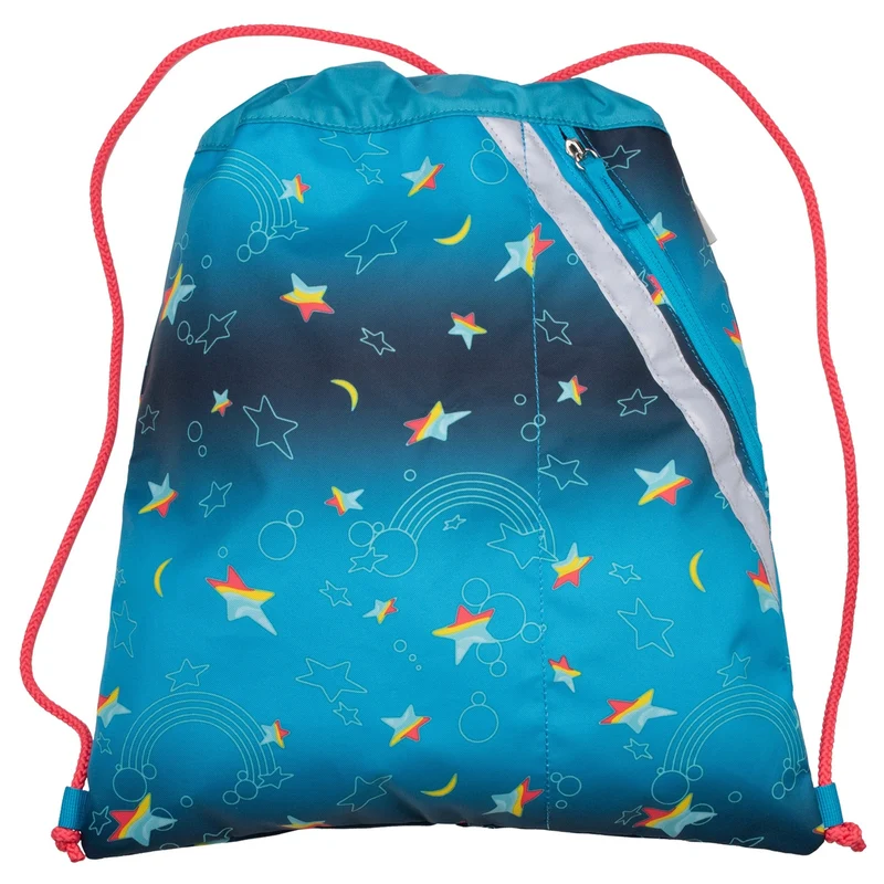 DerDieDas ErgoFlex Exclusivo LED - Set de Mochilas Escolares 5 piezas 800g (Rainbow Star)