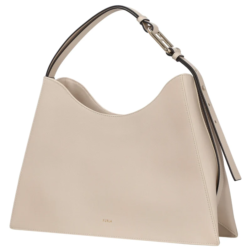 Furla Nuvola L Hobo - Bolso de hombro 39 cm (avena)