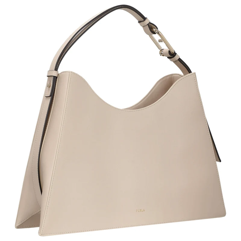 Furla Nuvola L Hobo - Bolso de hombro 39 cm (avena)