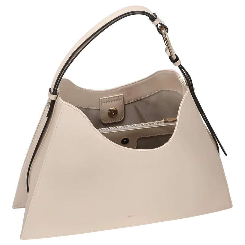 Furla Nuvola L Hobo - Bolso de hombro 39 cm (avena)