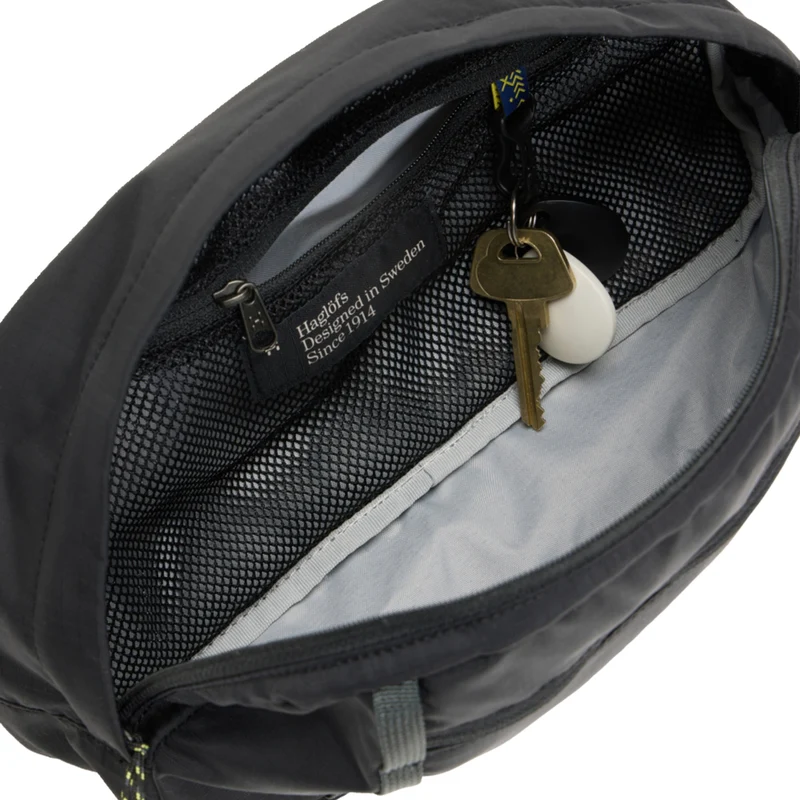 Haglöfs Tight Hip Pack 3,5L - Riñonera 25 cm (true black/magnetite)