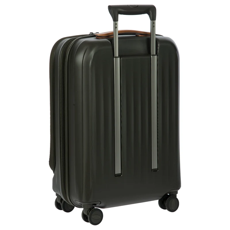 Brics Taormina - Trolley de cabina con 4 ruedas y bolsillo delantero 55 cm erw. USB (olive)