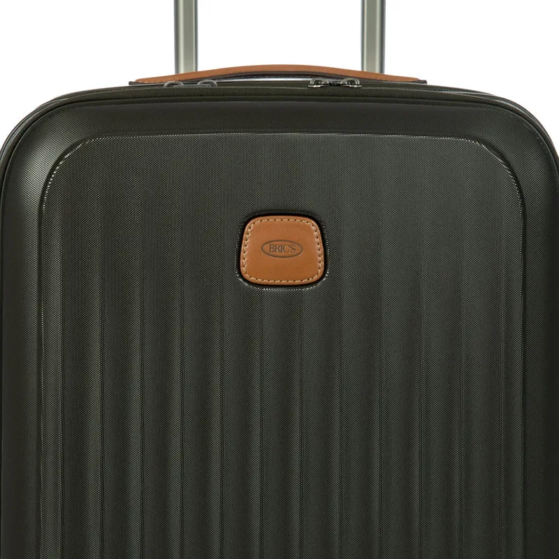Brics Taormina - Trolley de cabina con 4 ruedas y bolsillo delantero 55 cm erw. USB (olive)