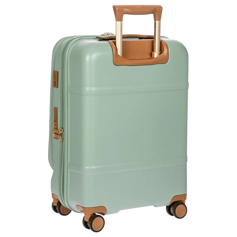 Brics Bellagio - Trolley de cabina con 4 ruedas y bolsillo frontal S 55 cm erw. USB (eucalyptus)