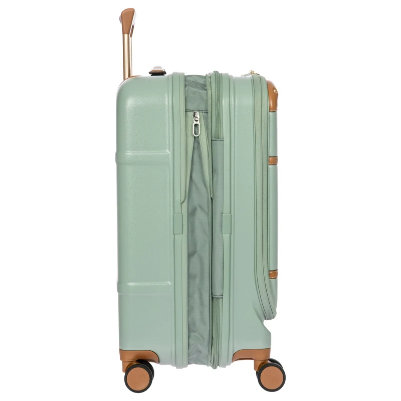 Brics Bellagio - Trolley de cabina con 4 ruedas y bolsillo frontal S 55 cm erw. USB (eucalyptus)