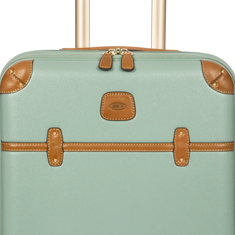 Brics Bellagio - Trolley de cabina con 4 ruedas y bolsillo frontal S 55 cm erw. USB (eucalyptus)