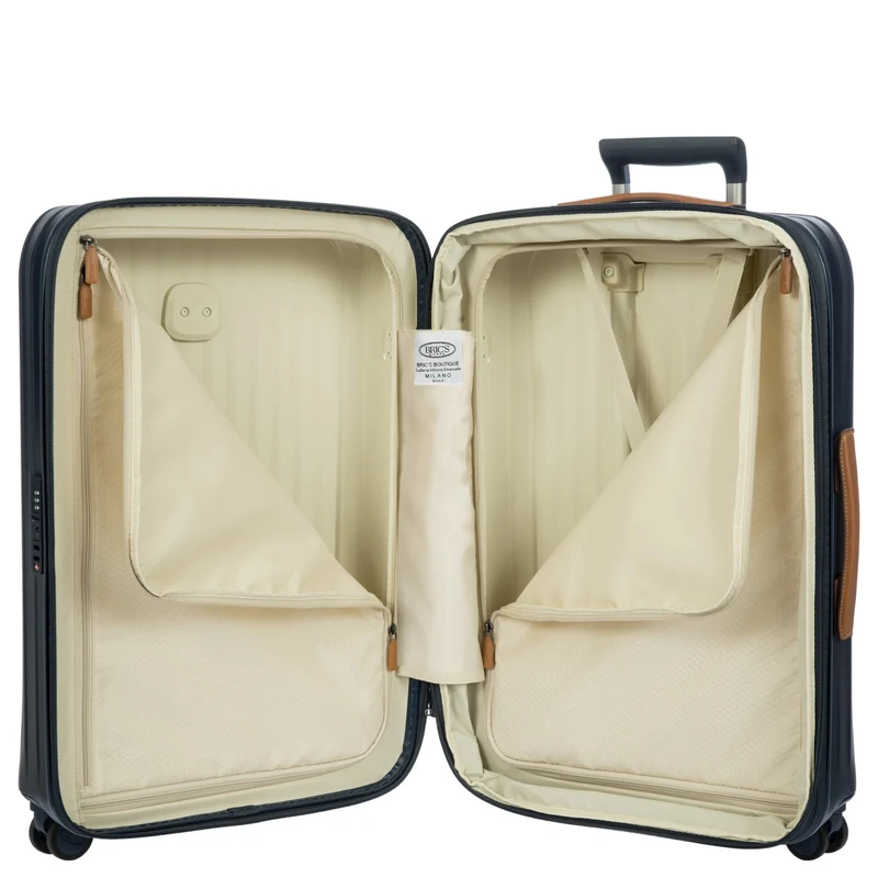 Brics Taormina - Trolley de 4 ruedas M 69 cm expandible (blau)