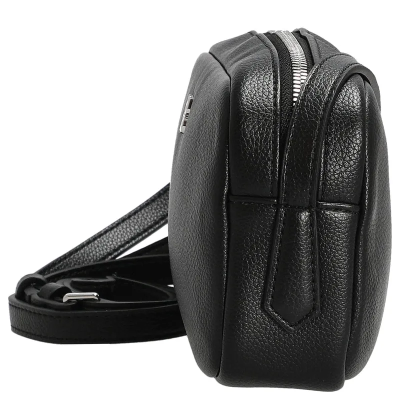 HUGO Women's Chris 2.0 - Bolso bandolera 19.5 cm (black)