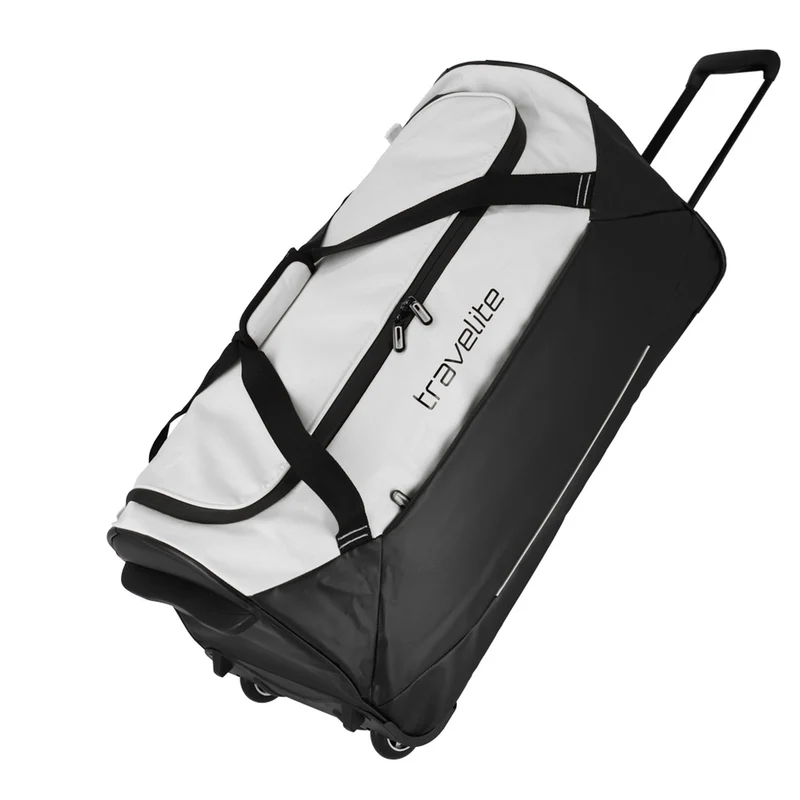 Travelite Basics - Bolsa de viaje con ruedas Plane 97L 71 cm (weiß)
