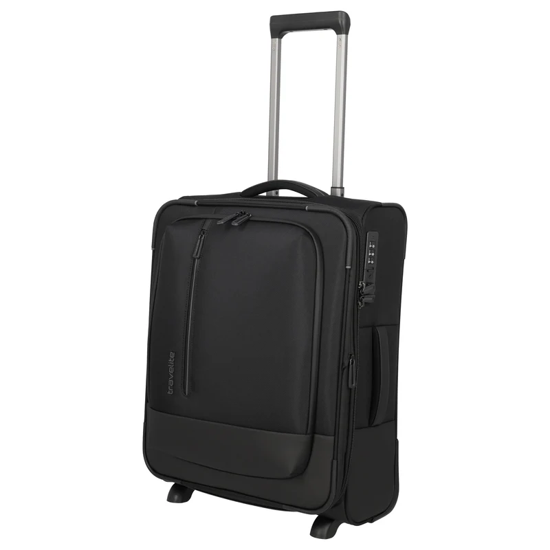 Travelite Crosslite - Trolley de cabina S 2 ruedas 54 cm expandible (black)