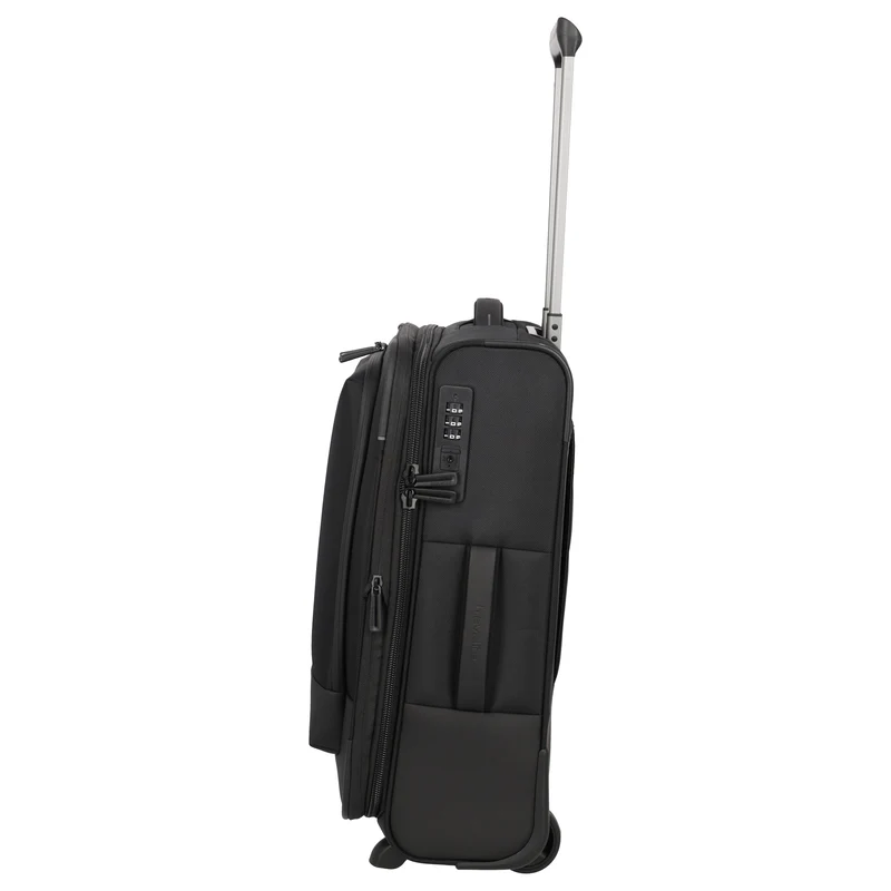 Travelite Crosslite - Trolley de cabina S 2 ruedas 54 cm expandible (black)