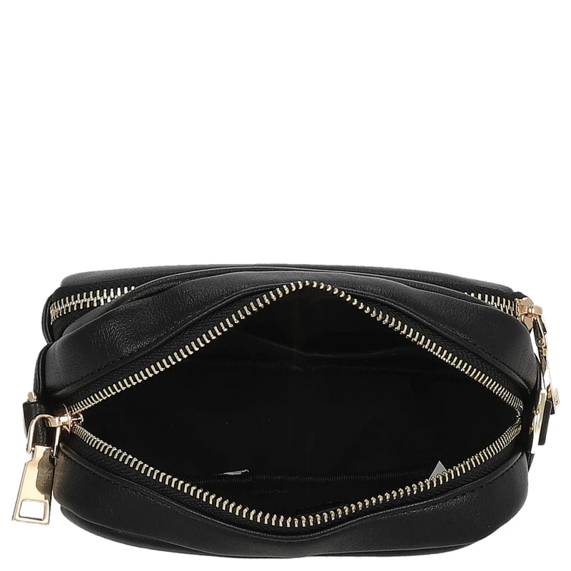 Seidenfelt Heby - Bolso de hombro 18 cm (black/gold)