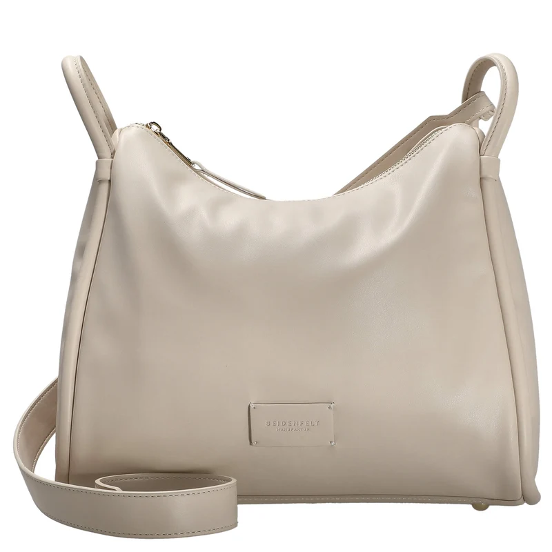 Seidenfelt Kaavi - Bolso bandolera 30 cm (cotton beige/gold)