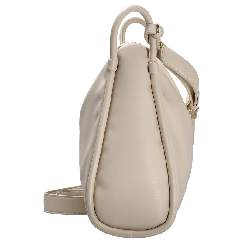 Seidenfelt Kaavi - Bolso bandolera 30 cm (cotton beige/gold)