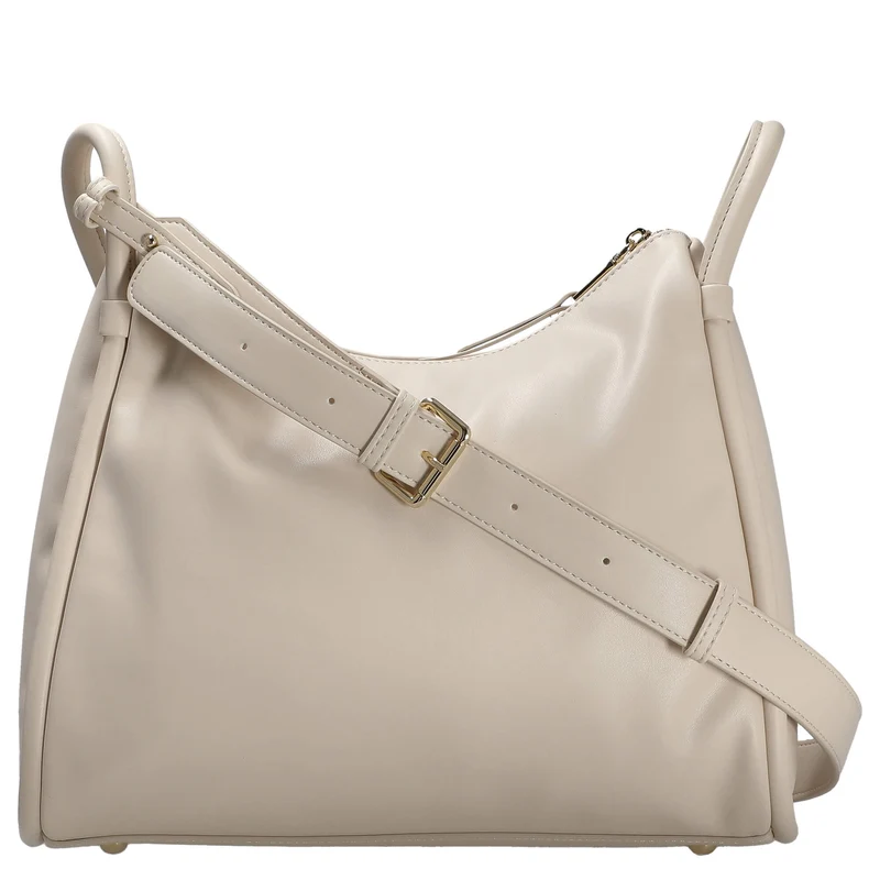 Seidenfelt Kaavi - Bolso bandolera 30 cm (cotton beige/gold)