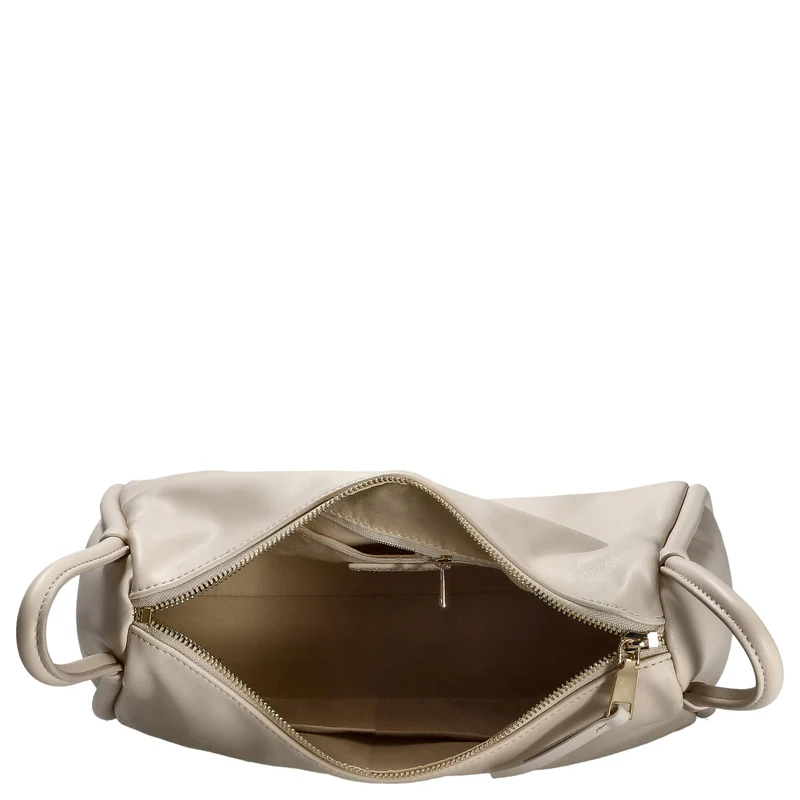 Seidenfelt Kaavi - Bolso bandolera 30 cm (cotton beige/gold)