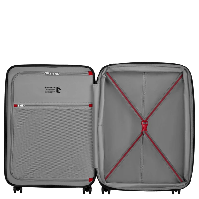 Wenger Oryson - Trolley de 4 ruedas 65 cm expandible (black/red)