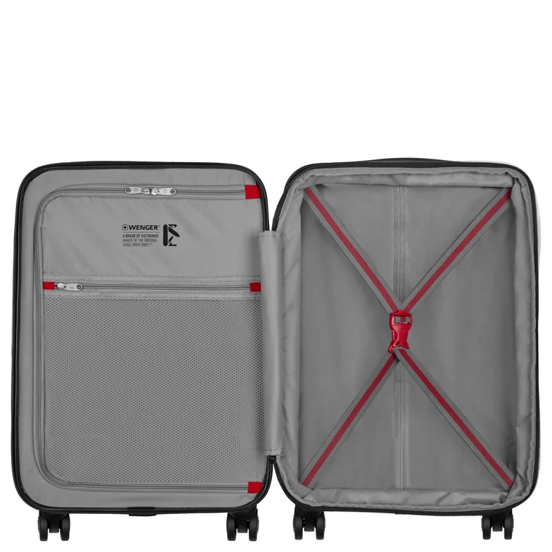 Wenger Oryson - Trolley de cabina con 4 ruedas 54 cm expandible (black/red)