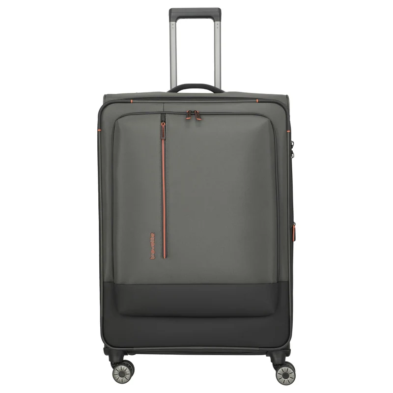 Travelite Crosslite - Trolley XL de 4 ruedas 81 cm expandible (oliv)