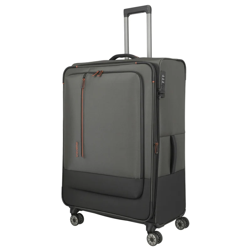 Travelite Crosslite - Trolley XL de 4 ruedas 81 cm expandible (oliv)