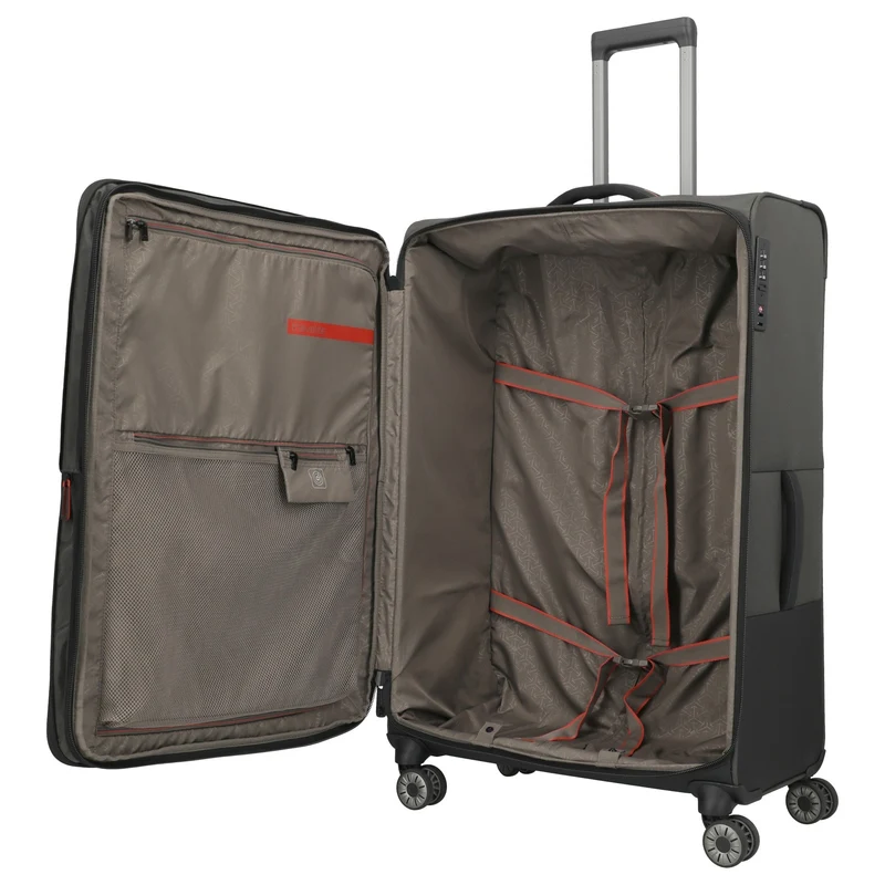 Travelite Crosslite - Trolley XL de 4 ruedas 81 cm expandible (oliv)