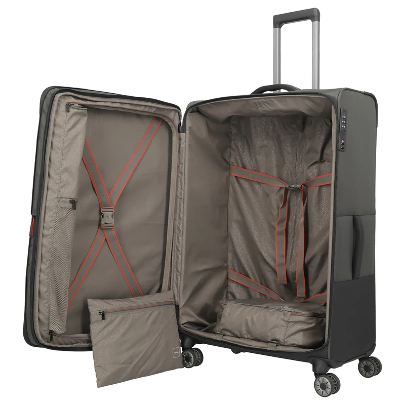 Travelite Crosslite - Trolley XL de 4 ruedas 81 cm expandible (oliv)