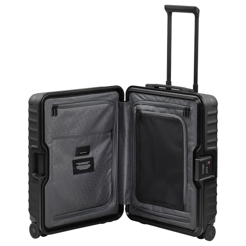 TITAN OVERSEAS - Trolley de cabina con 4 ruedas S 55/23 cm (nightshade black)