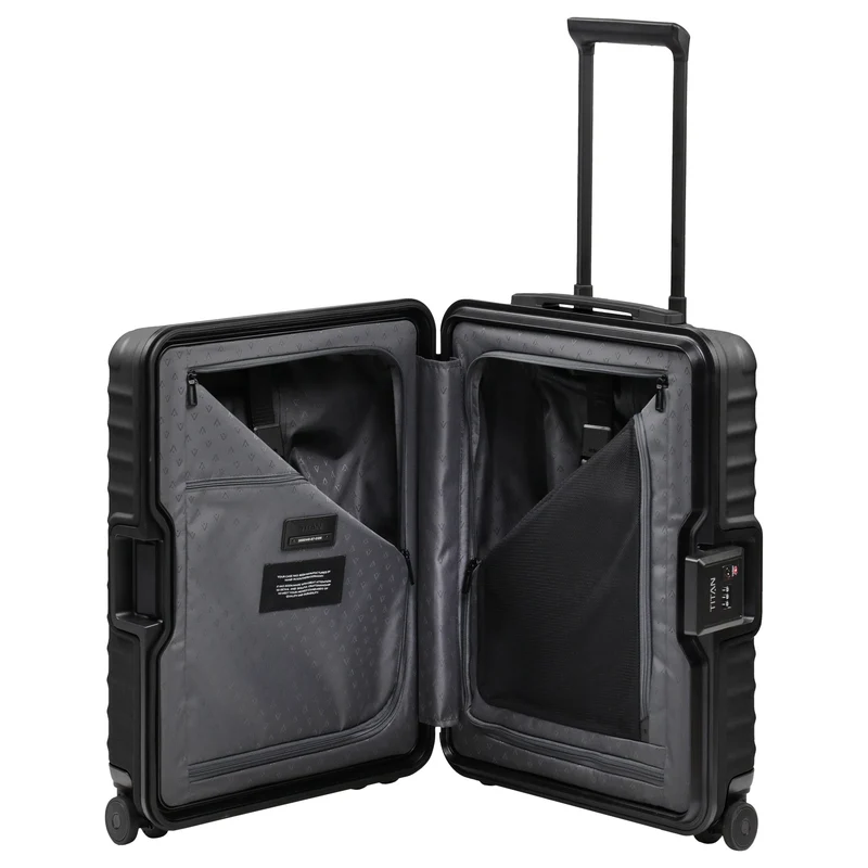 TITAN OVERSEAS - Trolley de cabina con 4 ruedas S 55/20 cm (nightshade black)
