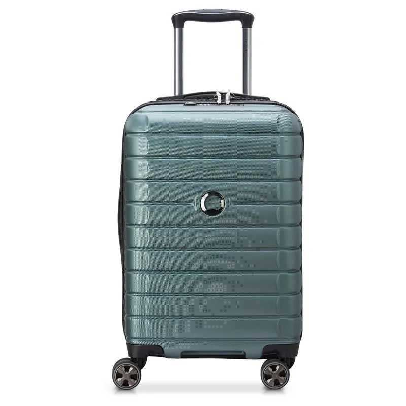 Delsey Paris Shadow 5.0 - Trolley de cabina con 4 ruedas y USB 55 cm (grün)