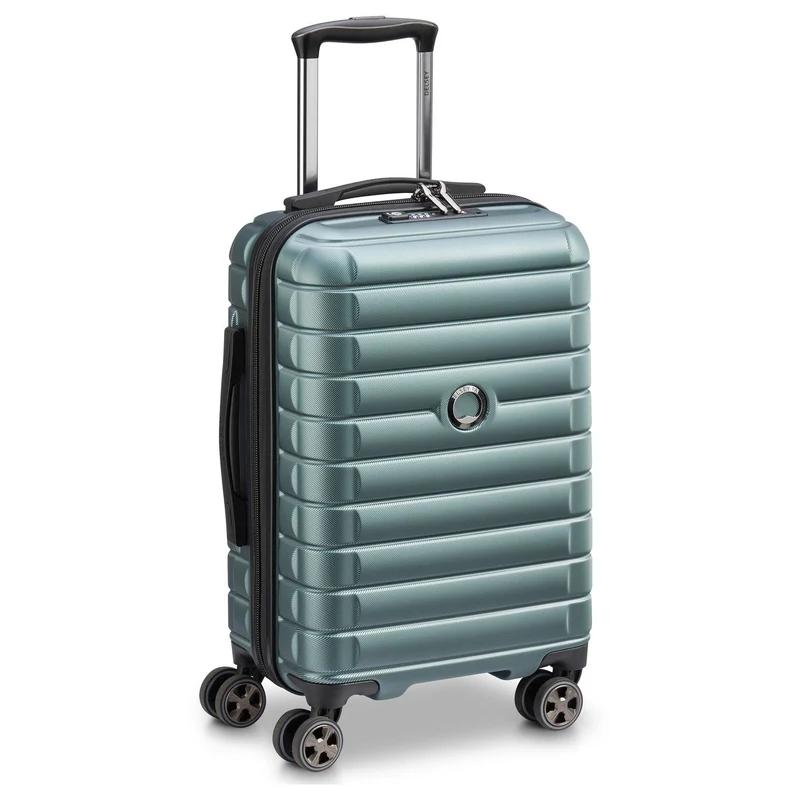 Delsey Paris Shadow 5.0 - Trolley de cabina con 4 ruedas y USB 55 cm (grün)