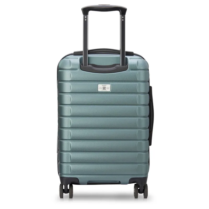 Delsey Paris Shadow 5.0 - Trolley de cabina con 4 ruedas y USB 55 cm (grün)