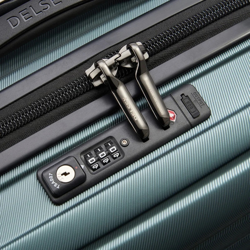 Delsey Paris Shadow 5.0 - Trolley de cabina con 4 ruedas y USB 55 cm (grün)