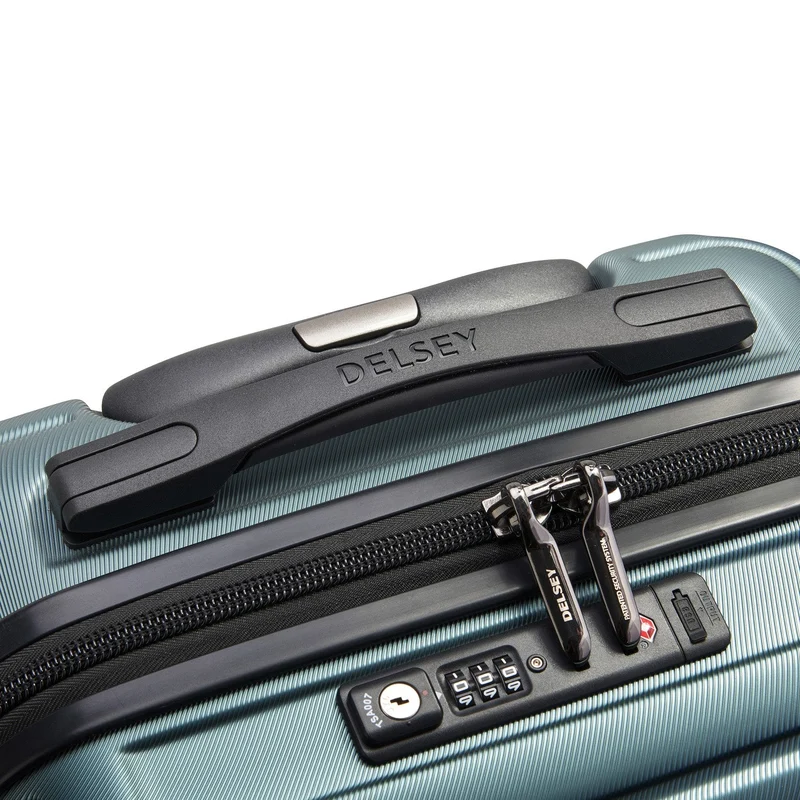 Delsey Paris Shadow 5.0 - Trolley de cabina con 4 ruedas y USB 55 cm (grün)