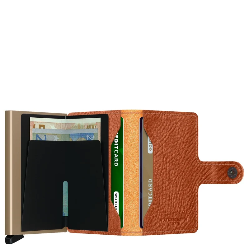 Secrid Vegetable Tanned Miniwallet - Cartera RFID 6.5 cm (caramello-sand)