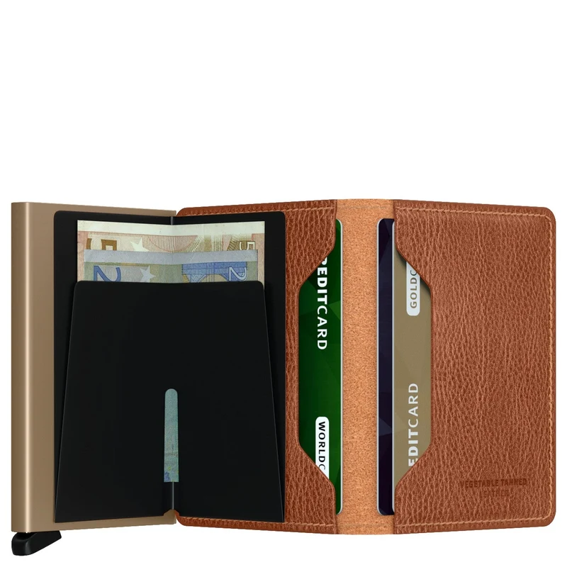 Secrid Vegetable Tanned Miniwallet - Cartera RFID 6.5 cm (caramello-sand)