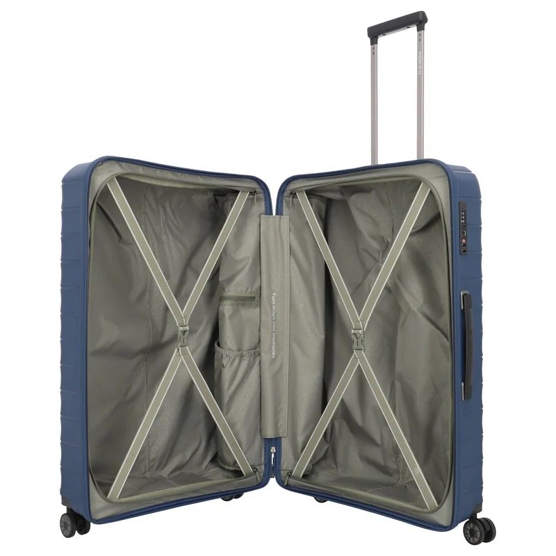 Travelite Mooby - Trolley con 4 ruedas L 77 cm (marine)