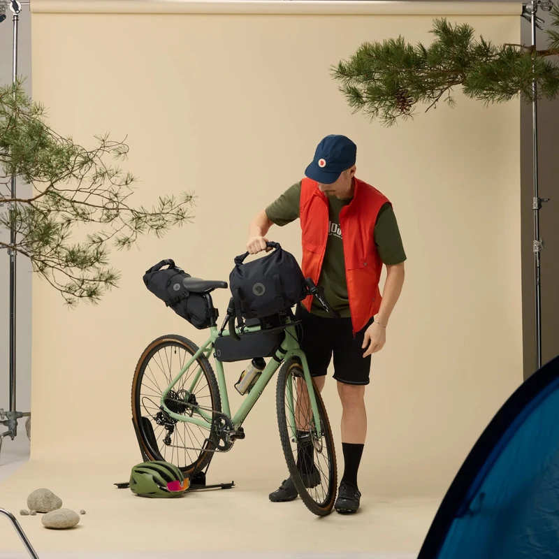 Fjällräven Hoja Handlebar Rolltop - Bolsa para manillar 23 cm (schwarz)