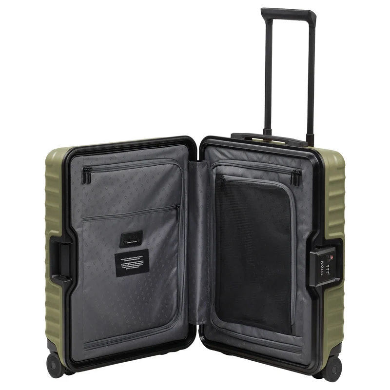 TITAN OVERSEAS - Trolley de cabina con 4 ruedas S 55/23 cm (forest green)