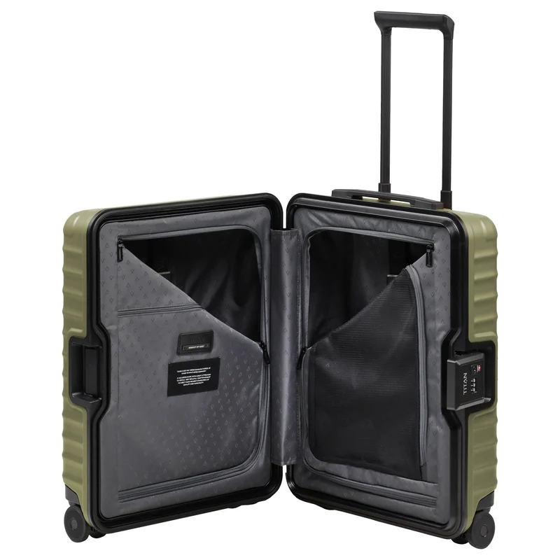 TITAN OVERSEAS - Trolley de cabina con 4 ruedas S 55/23 cm (forest green)