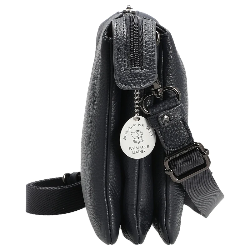 Mandarina Duck Mellow Leather - Bolso bandolera 28 cm (dress blue)