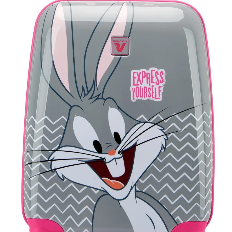 Roncato Looney Tunes Kids - Trolley infantil de 4 ruedas 44 cm (Bugs Bunny Grigio)