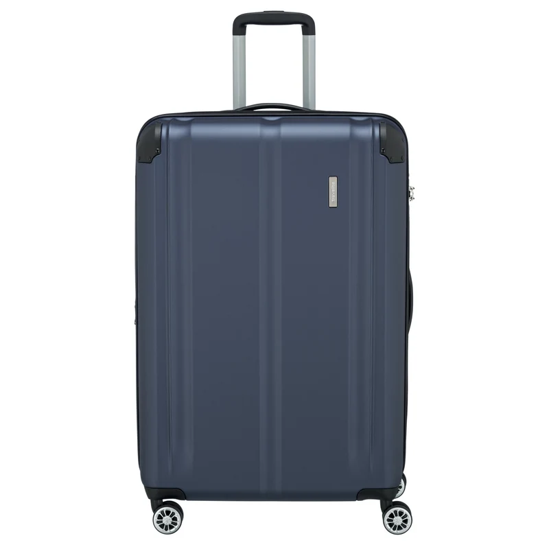 Travelite City - Trolley de 4 ruedas erw. L 77 cm (marine)