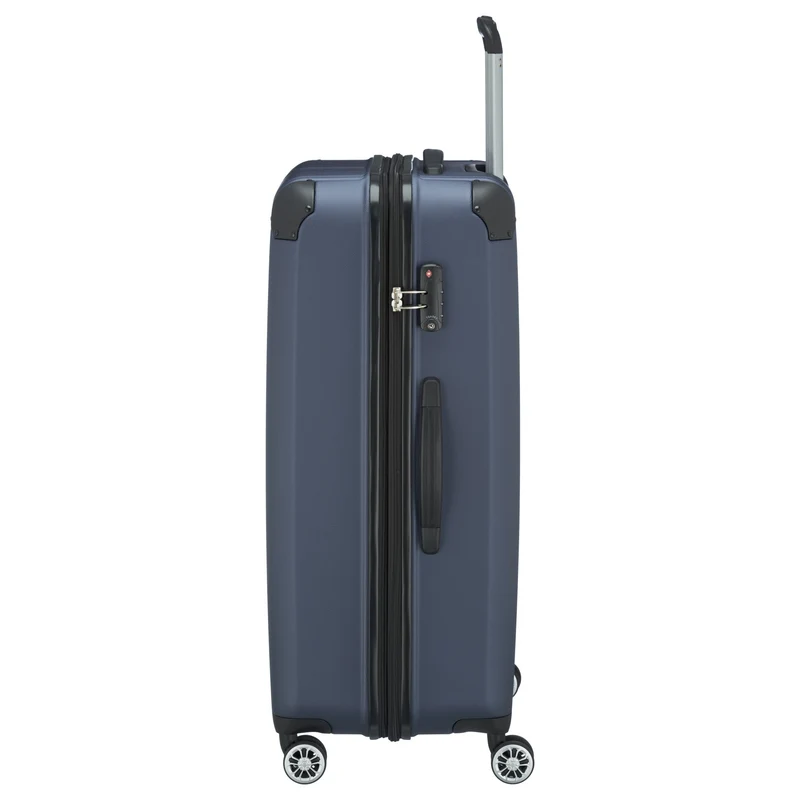 Travelite City - Trolley de 4 ruedas erw. L 77 cm (marine)