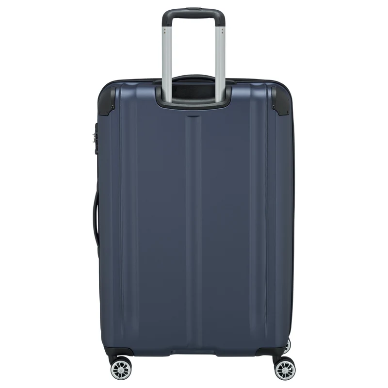 Travelite City - Trolley de 4 ruedas erw. L 77 cm (marine)