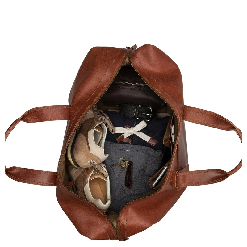 Burkely Vintage Sem - Bolsa de fin de semana 56 cm (cognac)