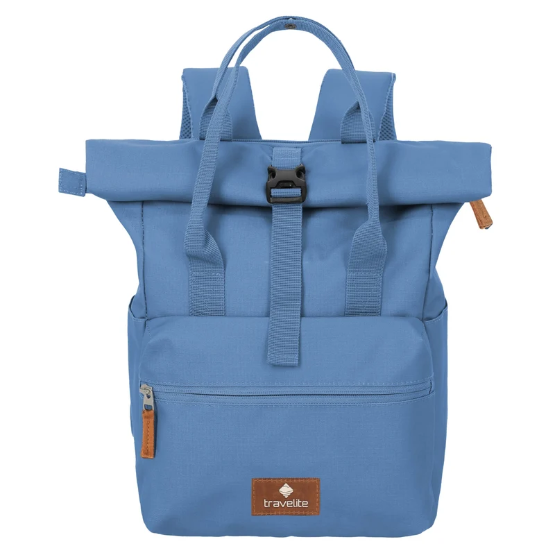 Travelite Basics Short Handle - Mochila enrollable 46 cm (denim)