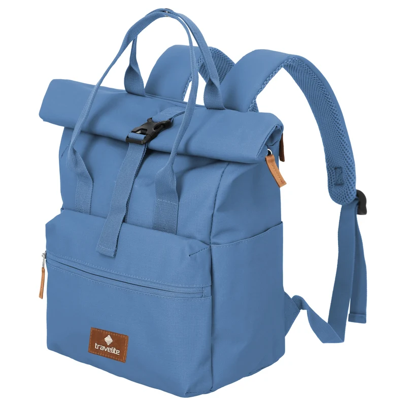 Travelite Basics Short Handle - Mochila enrollable 46 cm (denim)